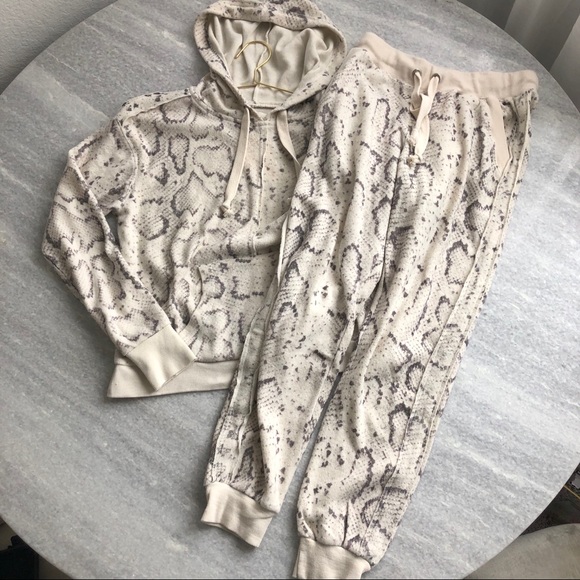 Pants - VICI Snake Print Hoodie & Joggers